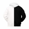 MEN HOODIE COLOR BLACK/WHITE - Image 2