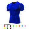 blue compression shirt