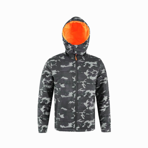 camo puffer jacket